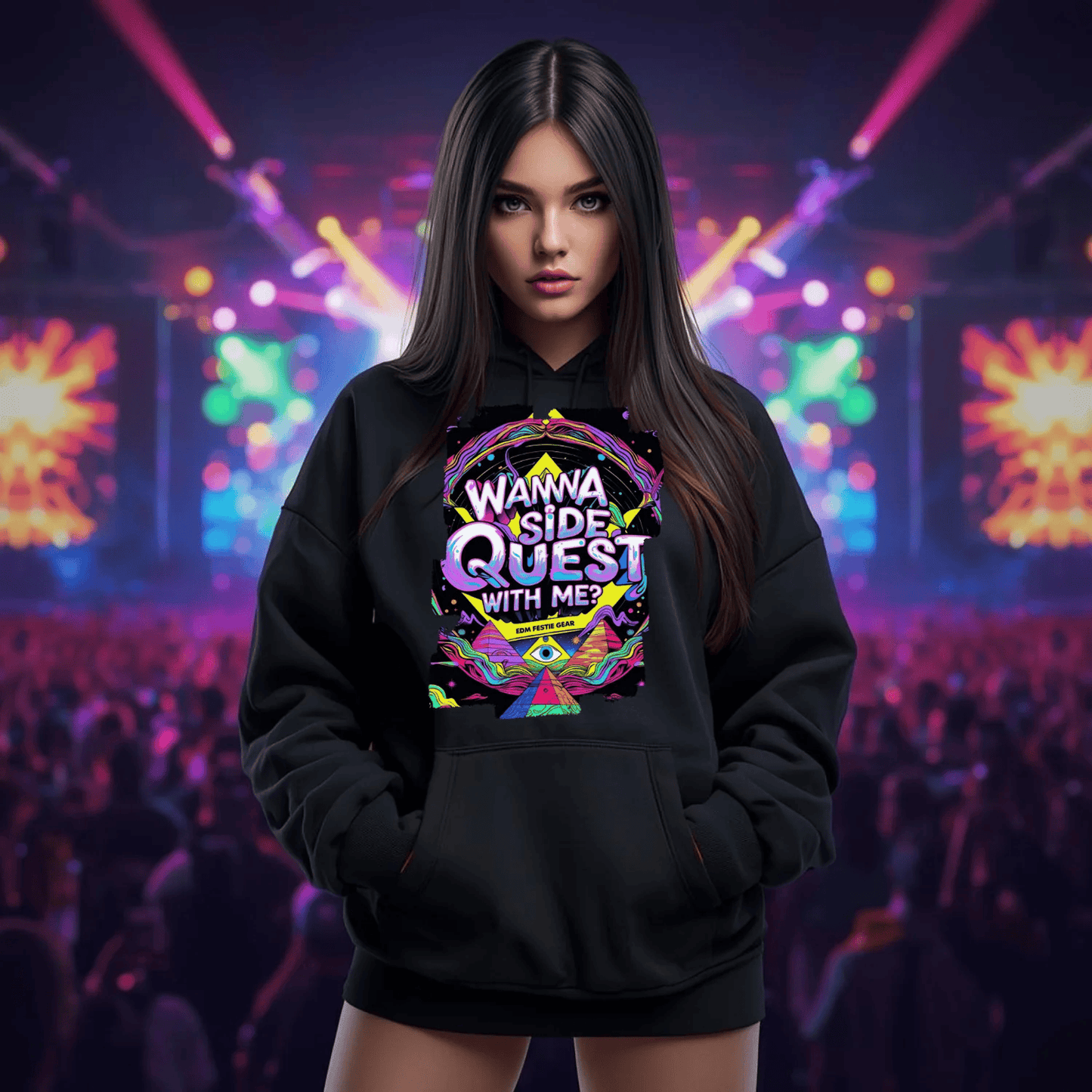 Join the Side Quest with Me Ancient All-Seeing Eye Festival T-Shirt