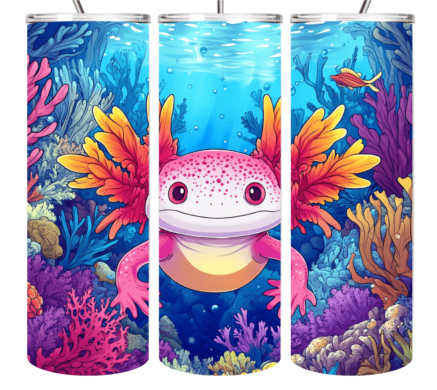 Axolotl Tumbler Collection 20oz Tumblers