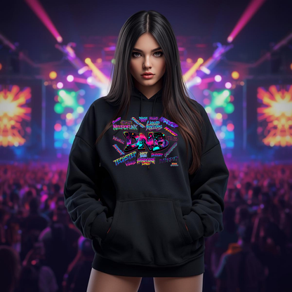 DNB Word Art Festival T-Shirt: Ignite Your Rave Spirit