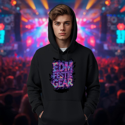 EDM Festival Space Colors T-Shirt for Ravers