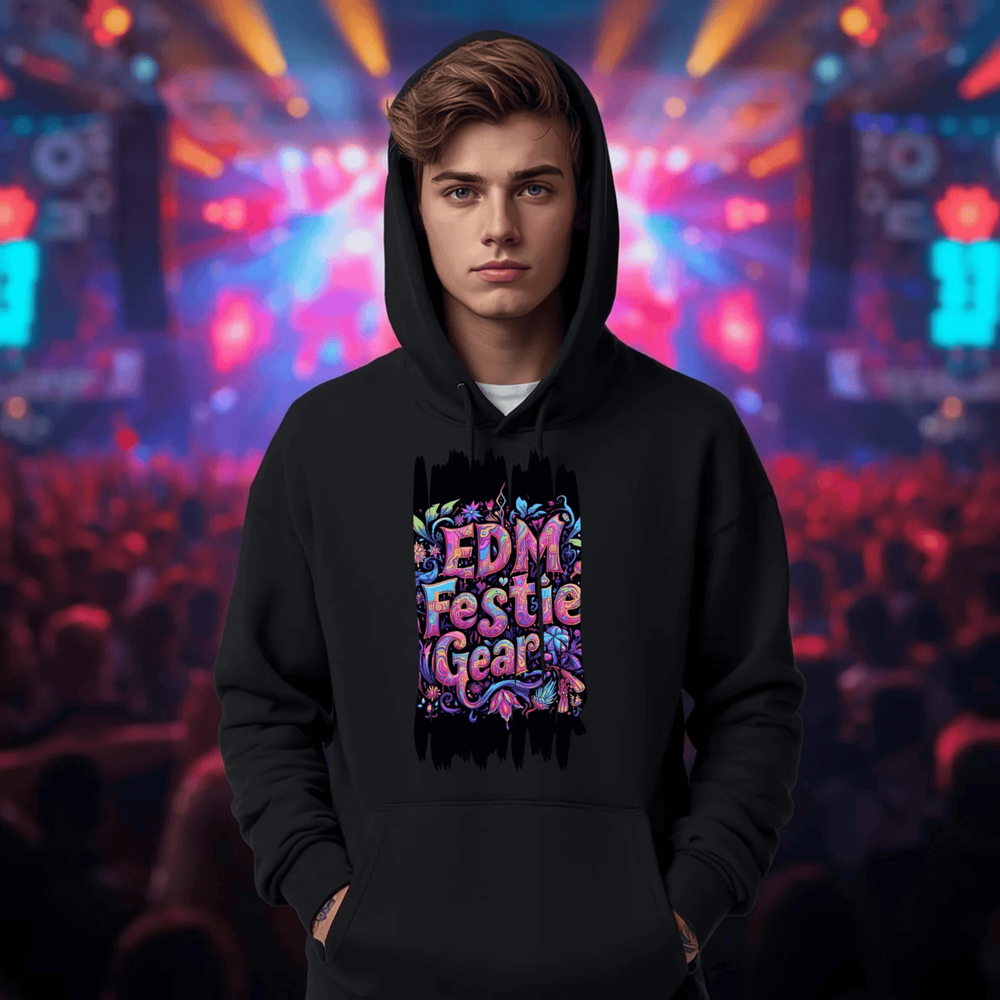 EDM Festie Gear Flower Power Festival T-Shirt
