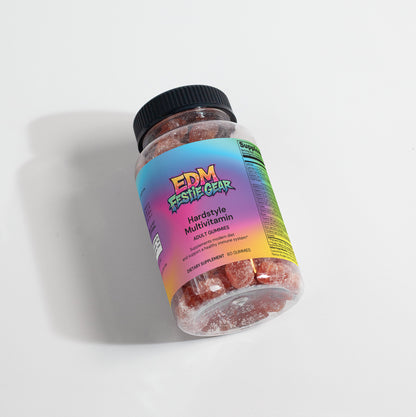 Hardstyle Multivitamin Bear Gummies - Fuel Your EDM Energy and Party Vibes!