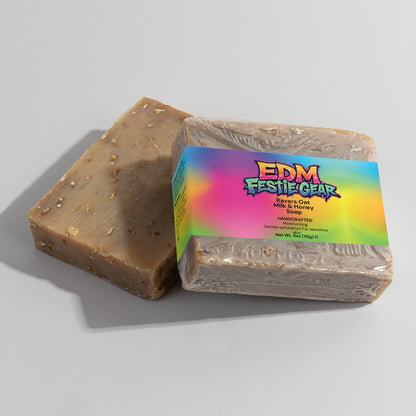 Ravers Oat Milk Honey Soap - Essential for Festival Vibes