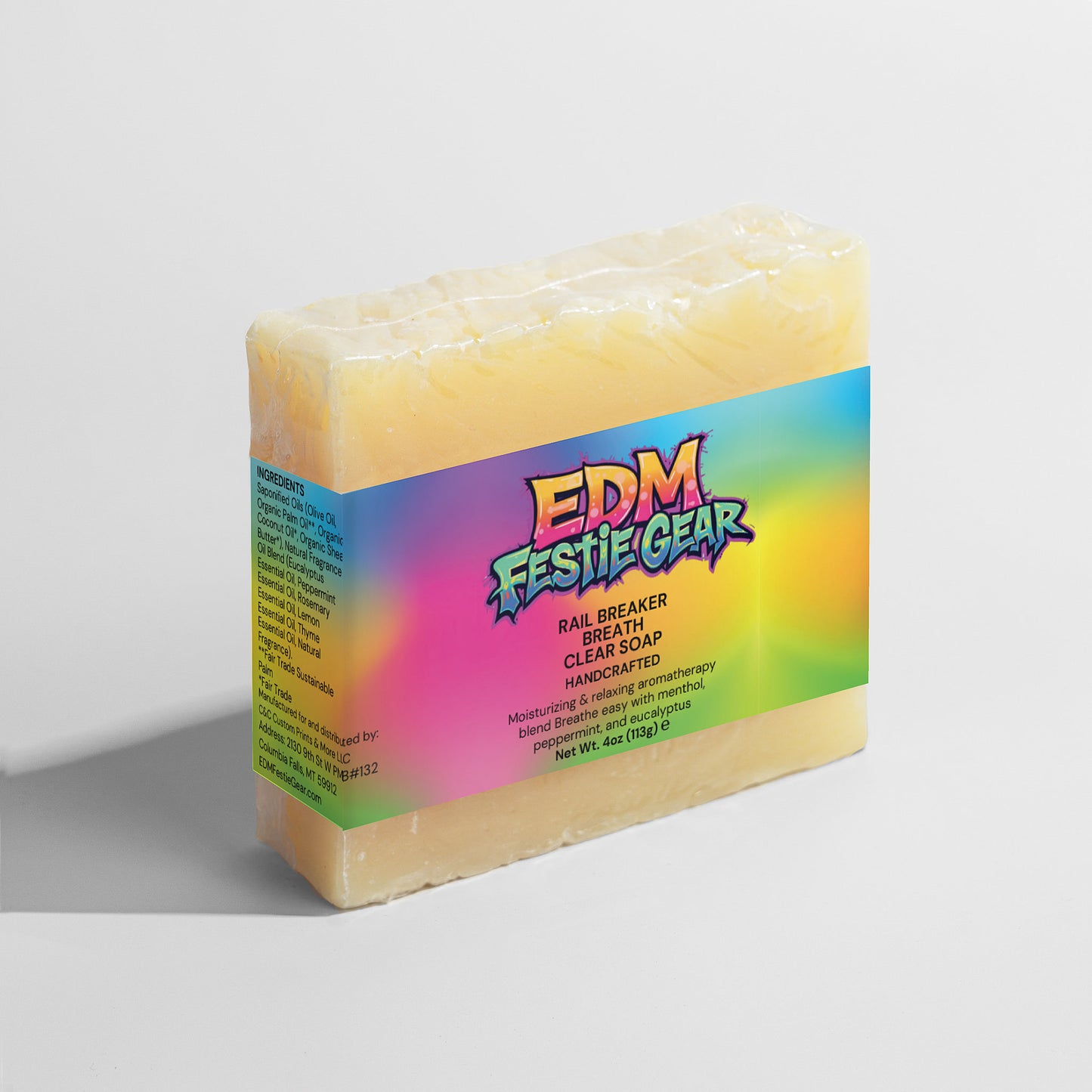 Rail Breaker Breathe Clear Soap - Your Essential Refresh for Festival Vibes