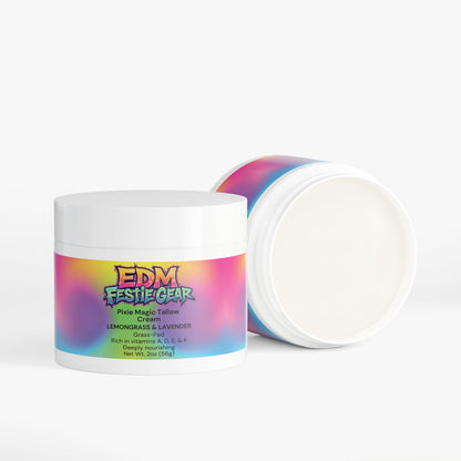 Pixie Magic Tallow Cream - Lemongrass & Lavender for Rave Ready Skin