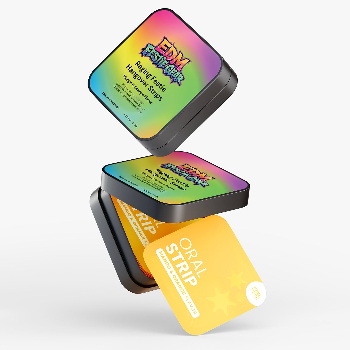 Raging Festie Hangover Recovery Strips - EDM Party Essentials