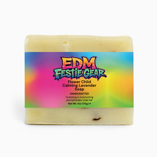 Flower Child Calming Lavender Soap – Festival Essential for the Rave Life