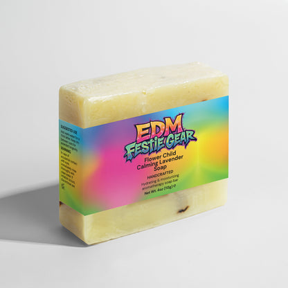 Flower Child Calming Lavender Soap – Festival Essential for the Rave Life