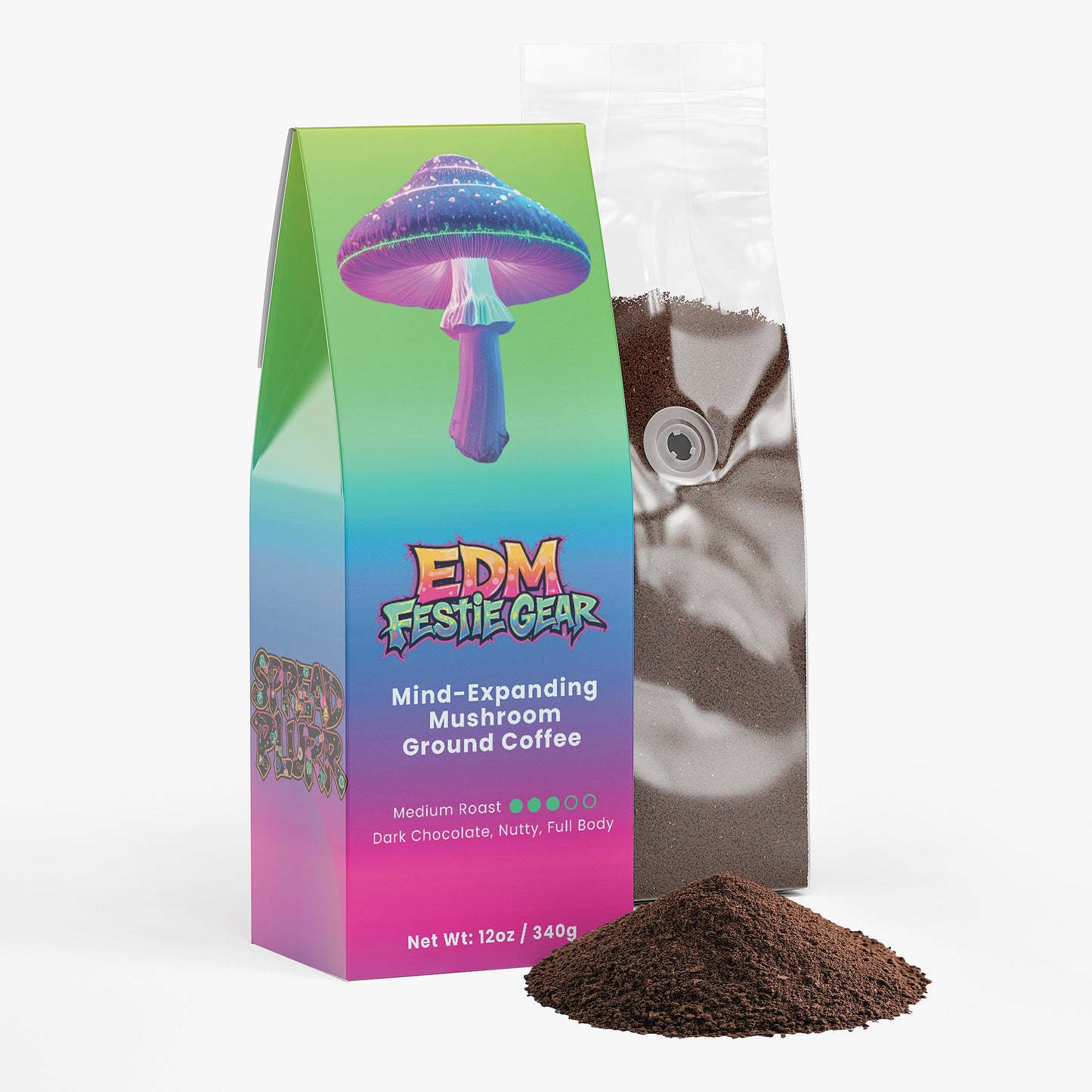 Mind-Expanding Mushroom Ground Coffee (Medium Roast)