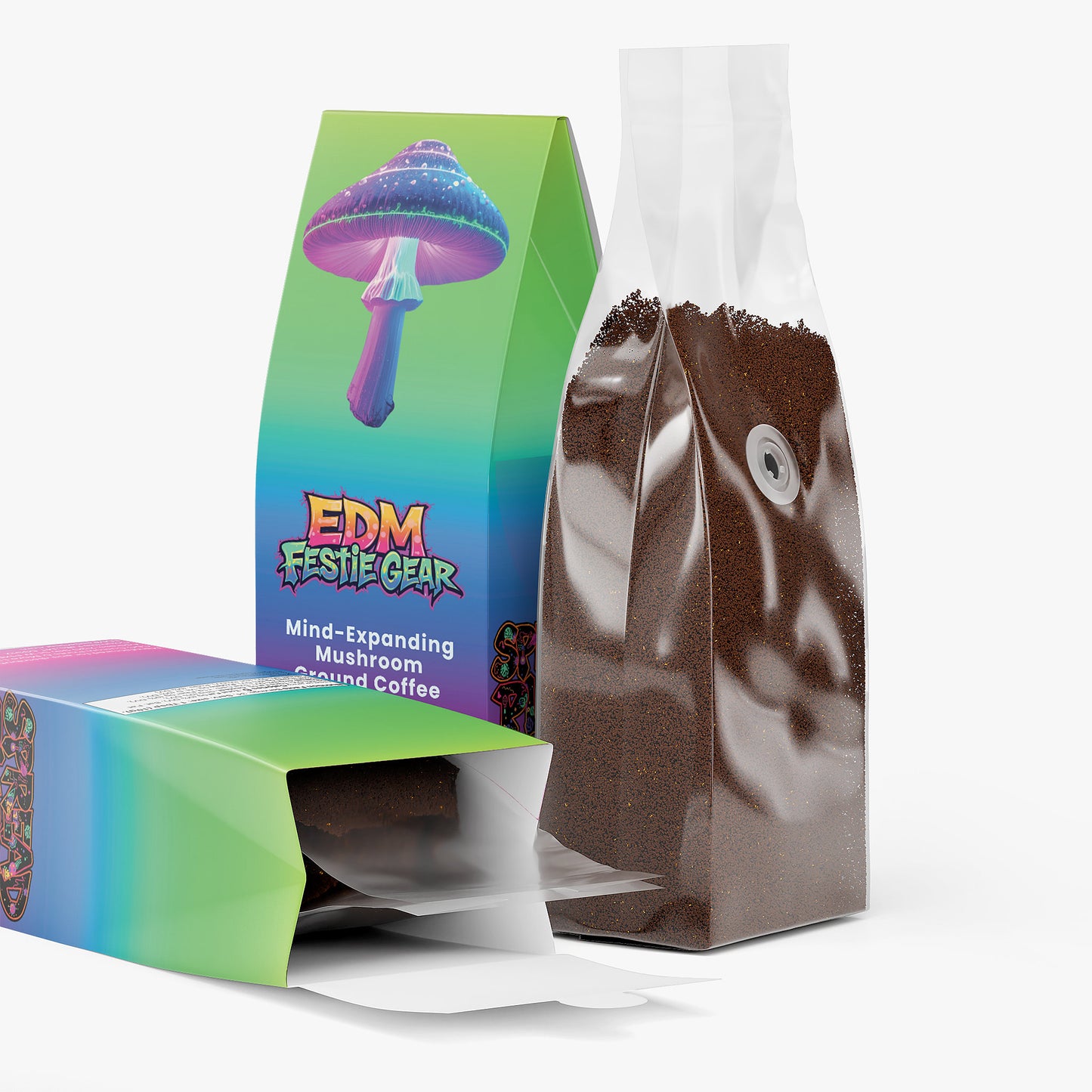 Mind-Expanding Mushroom Ground Coffee (Medium Roast)