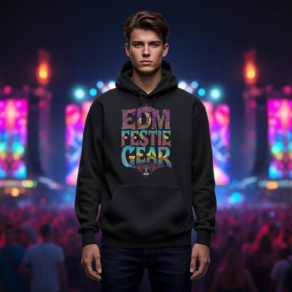 EDM Festie Gear All-Seeing Tree Cosmic Vibes Festival T-Shirt