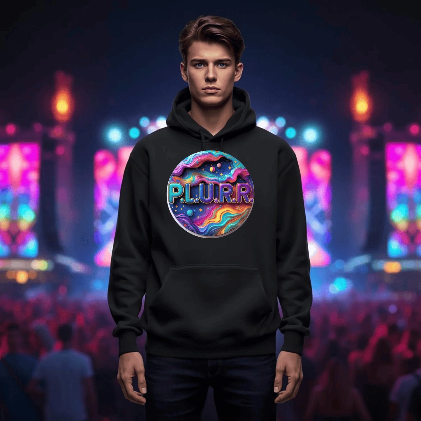 P.L.U.R.R Cosmic Vibes Festival T-Shirt