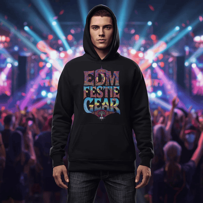 EDM Festie Gear All-Seeing Tree Cosmic Vibes Festival T-Shirt