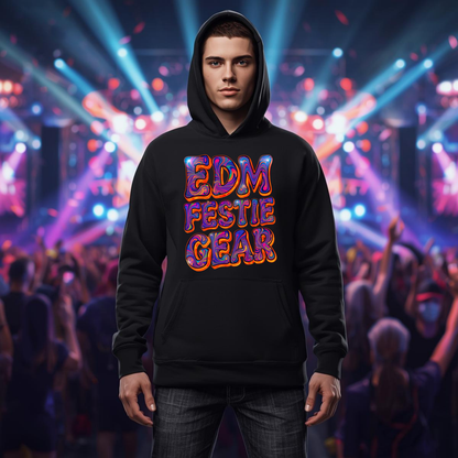 EDM Festie Gear Retro Vibe Festival T-Shirt