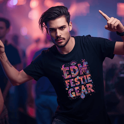 EDM Festie Gear Space and Time Festival T-Shirt for Ravers