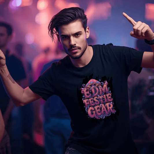EDM Festival Gear Nocturnal Shroom Magical Vibes T-Shirt