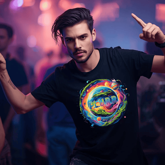 P.L.U.R.R Interstellar Galaxy Festival T-Shirt for Ravers