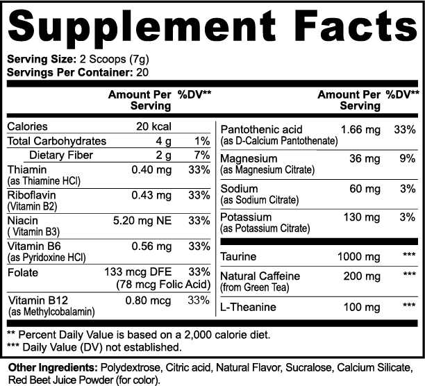 Flow Arts Energy Powder (Strawberry Shortcake)