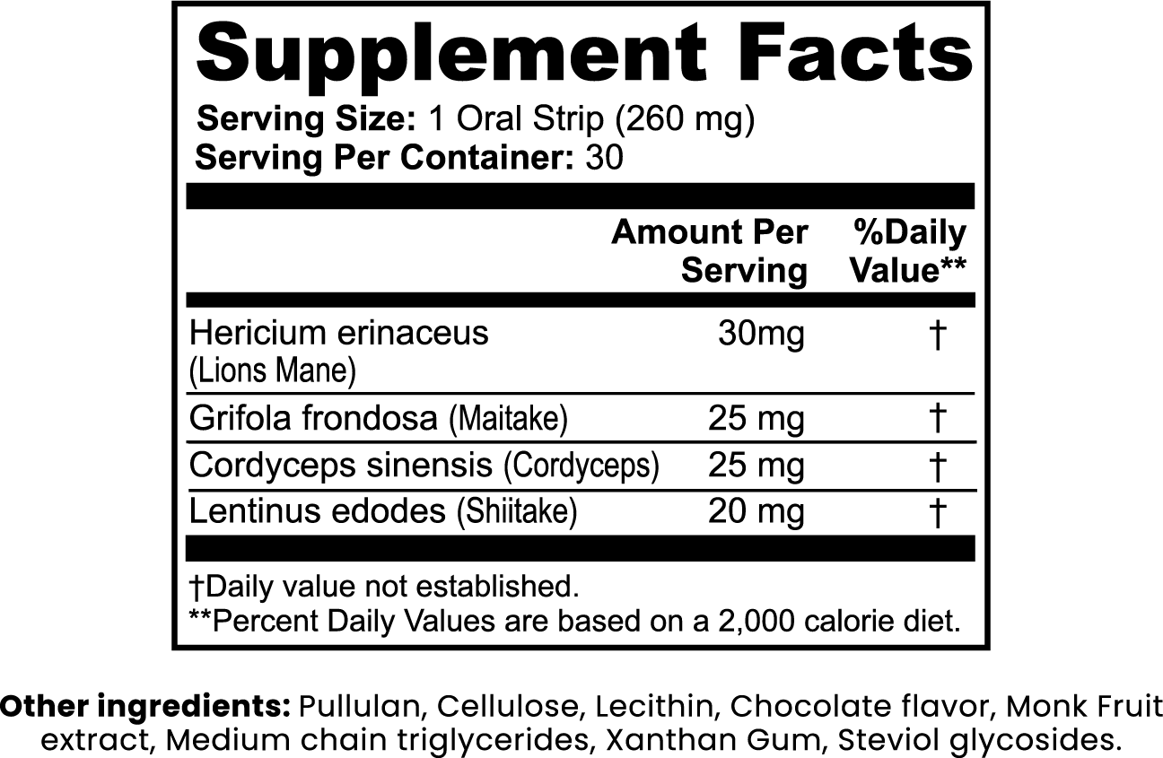 Good Energy Mushroom Focus Strips