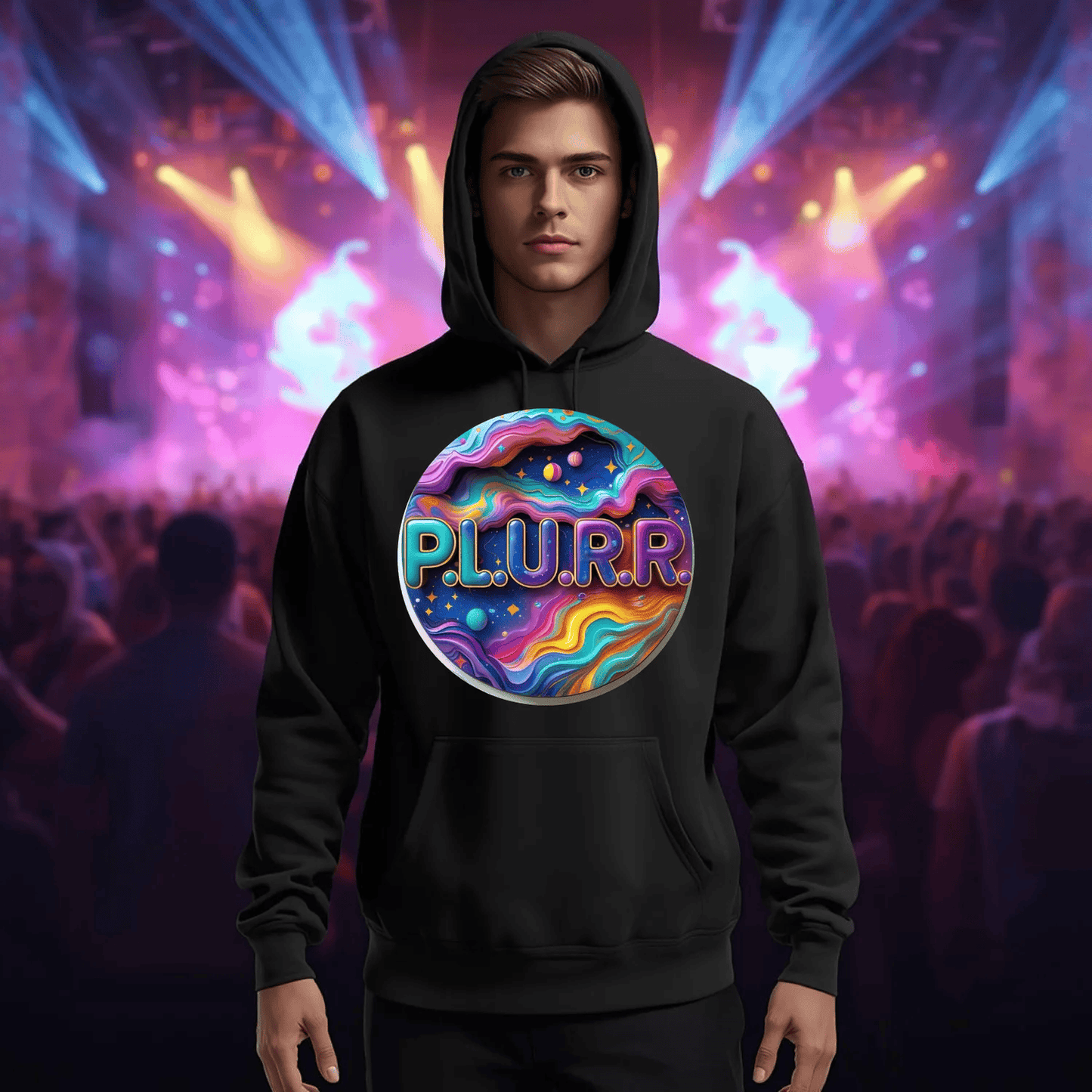 P.L.U.R.R Cosmic Vibes Festival T-Shirt