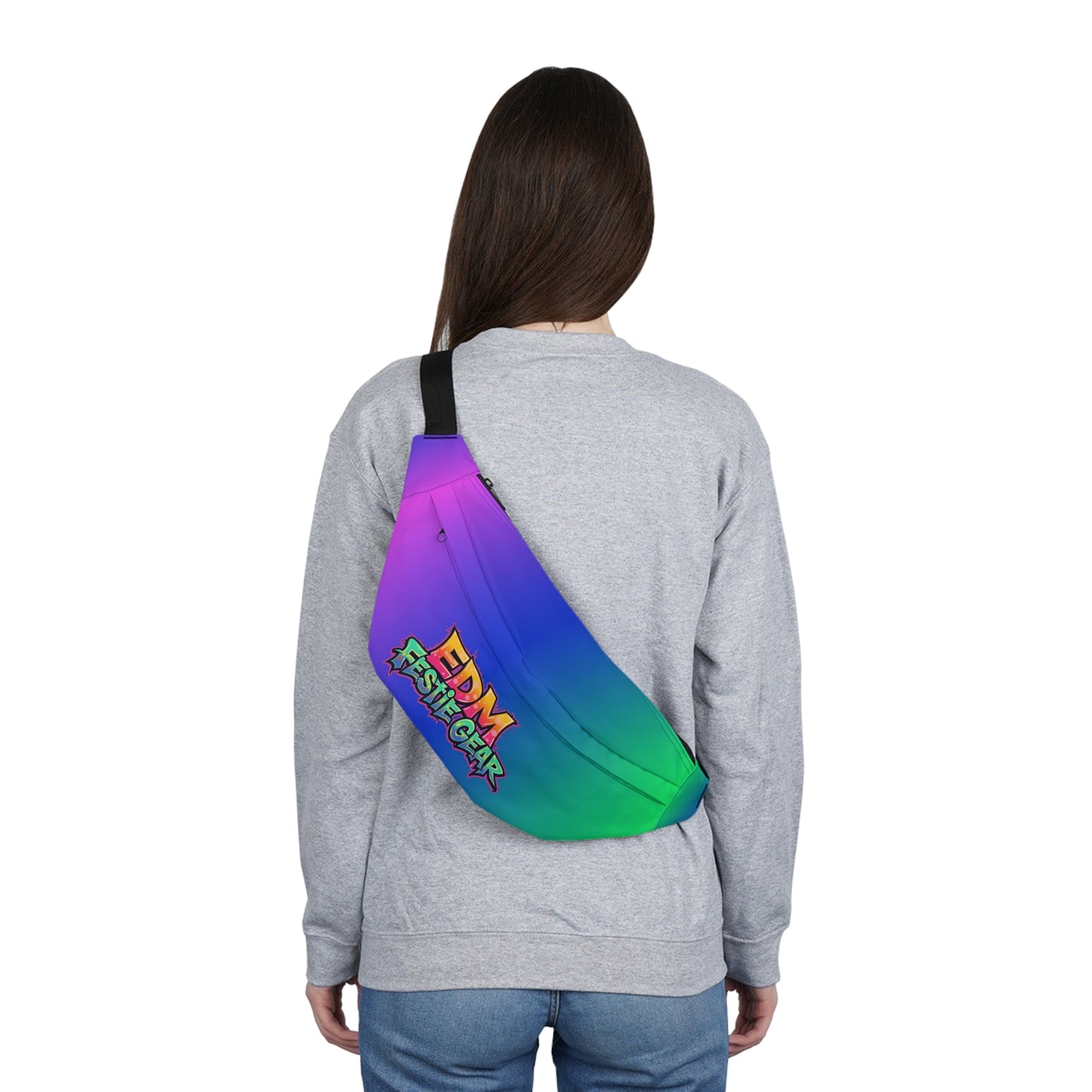 EDM Festival Vibe Rainbow Fanny Pack