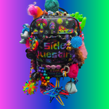 Side Questin’ Shroom Goblin Utility Backpack | One-of-a-Kind Sensory Rave Hydration Backpack | Custom EDM Festival Gear
