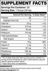 Vibe Clean Pure3 100% Whey Protein Isolate (Vanilla)