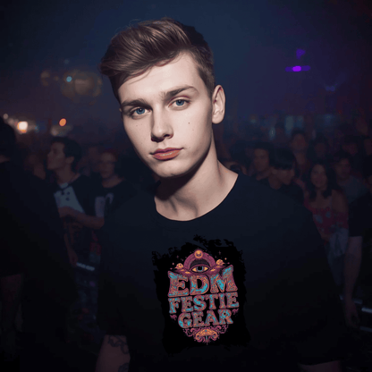 EDM Festie Gear Celestial All-Seeing Eye Festival T-Shirt