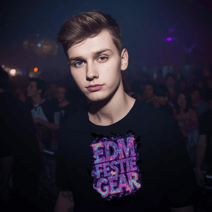 EDM Festival Space Colors T-Shirt for Ravers