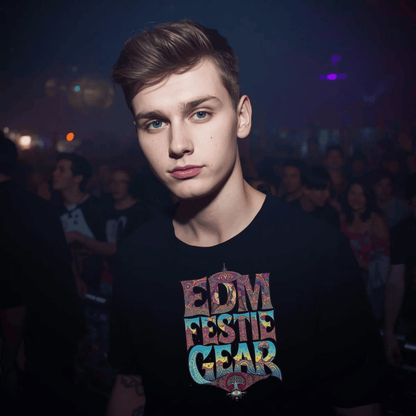 EDM Festie Gear All-Seeing Tree Cosmic Vibes Festival T-Shirt