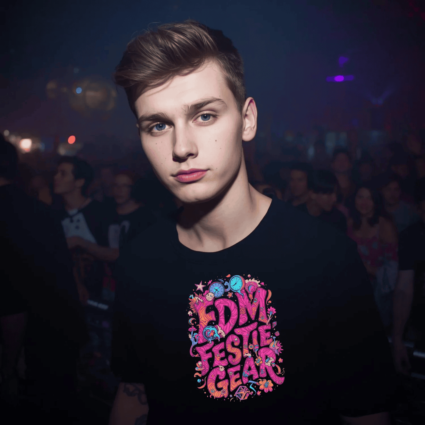 EDM Festie Gear Time of Wonder Festival T-Shirt – Celebrate the Magic of Rave Culture