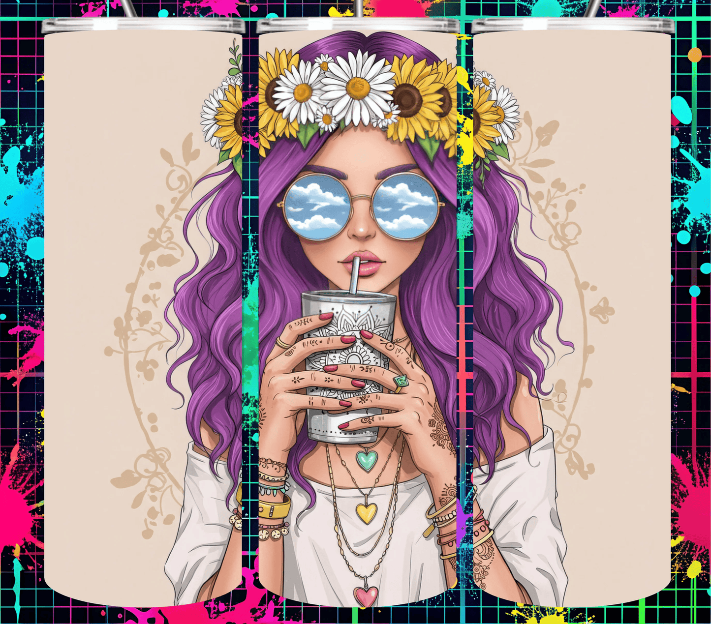 100 Badass Woman Collection 20 oz Tumbler