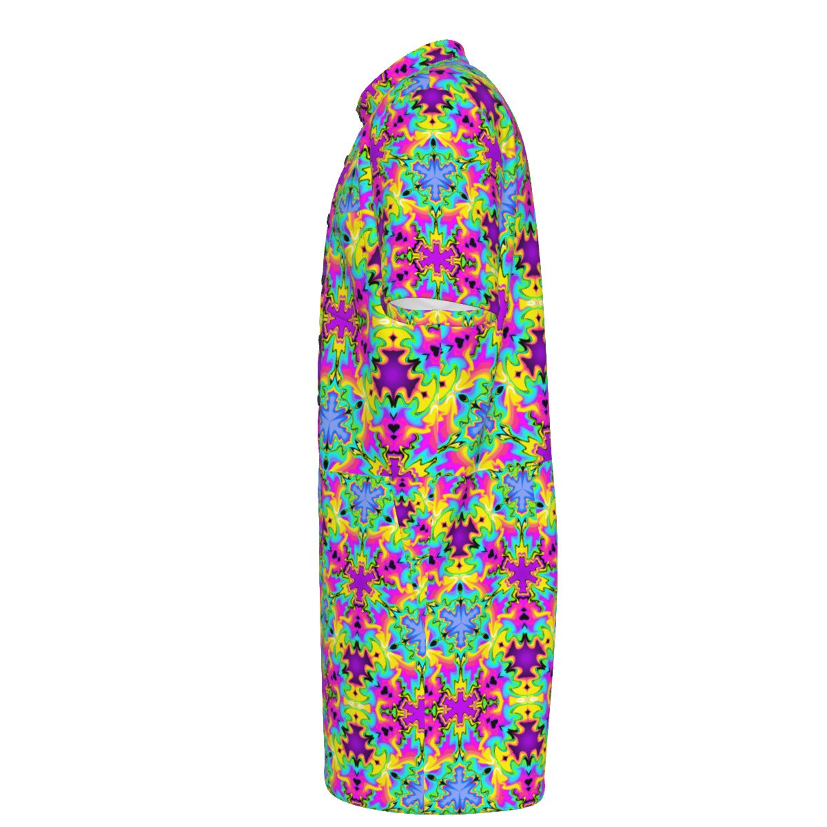 Retina Rattler Men’s Romper | Neon Psychedelic Rave Romper | EDM Festival Wear