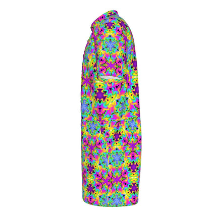 Retina Rattler Men’s Romper | Neon Psychedelic Rave Romper | EDM Festival Wear