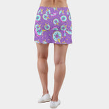 Glazed & Confused Women’s Skort | Unicorn Donut Rave Skort | EDM Festival Wear