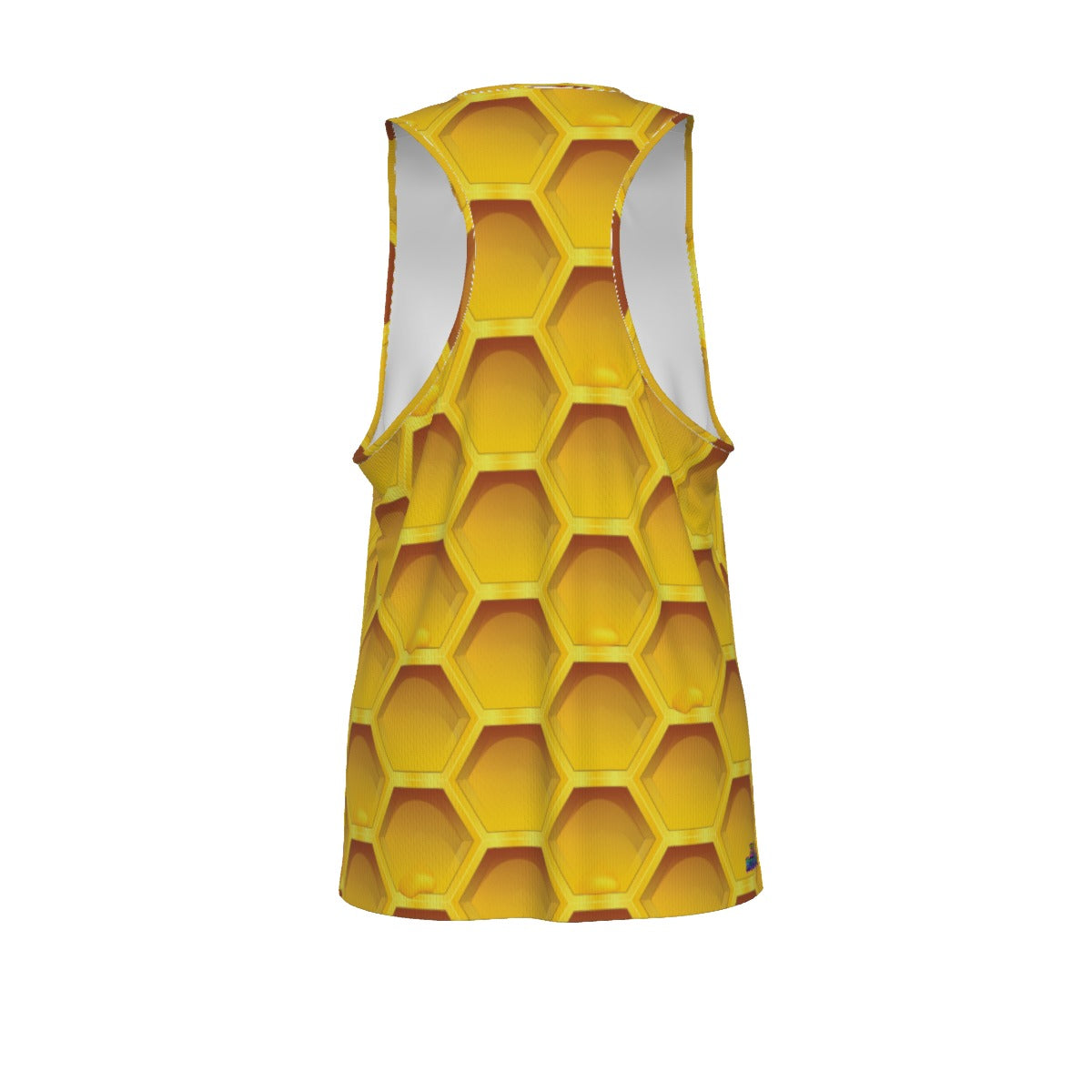 Hive Mind After Hours Tank | Golden Honeycomb Y-Back Stringer | Men’s Festival Gym Wear