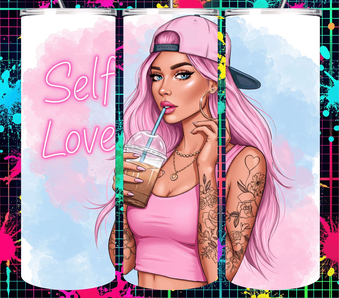 100 Badass Woman Collection 20 oz Tumbler