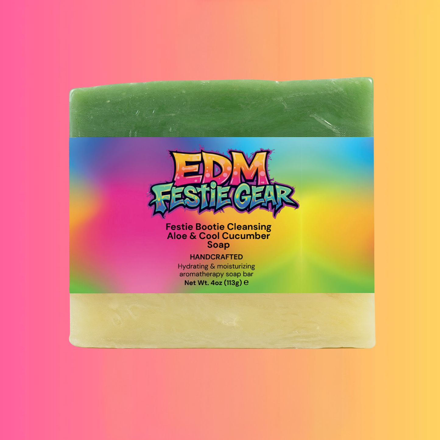 Aloe & Cool Cucumber Revitalizing Soap for Festival Vibes