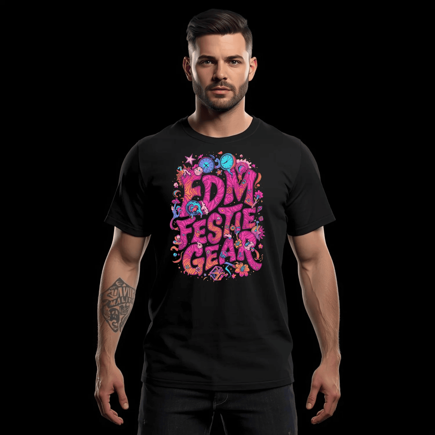 EDM Festie Gear Time of Wonder Festival T-Shirt – Celebrate the Magic of Rave Culture