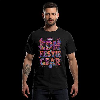 EDM Festie Gear Space and Time Festival T-Shirt for Ravers