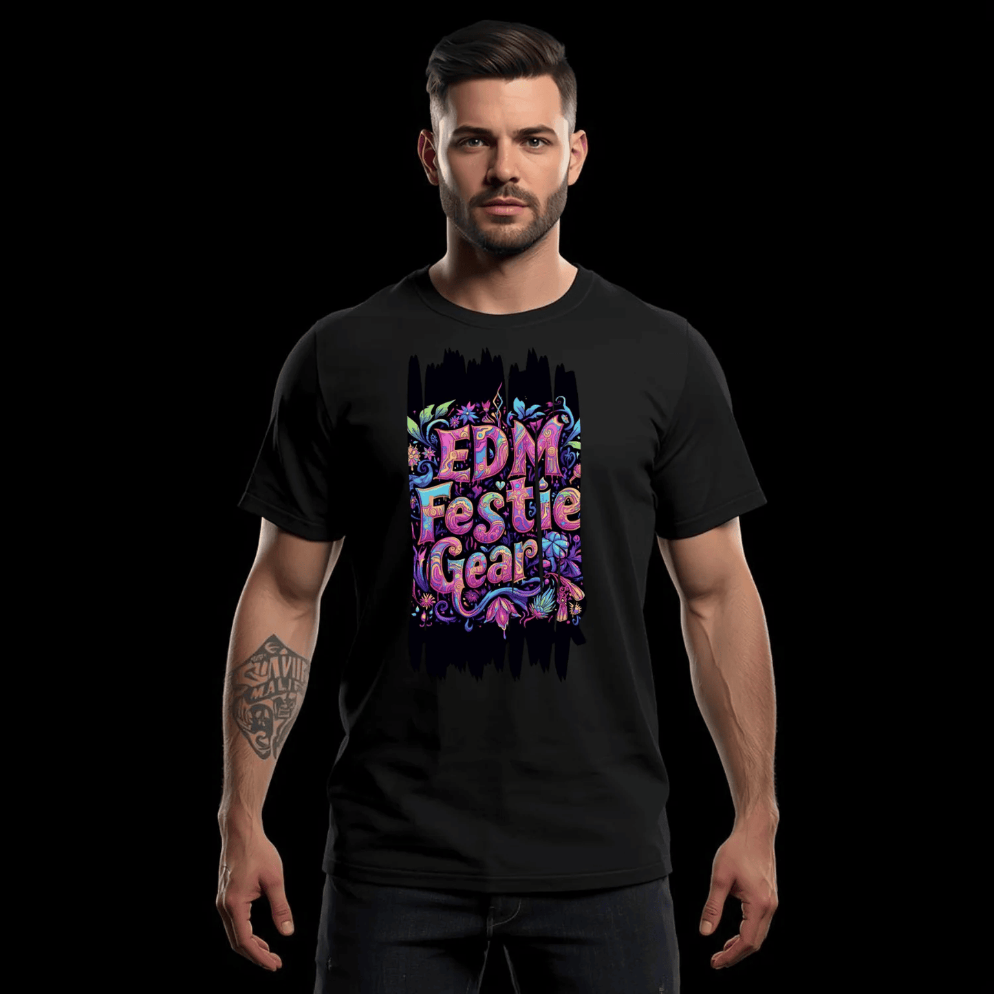 EDM Festie Gear Flower Power Festival T-Shirt
