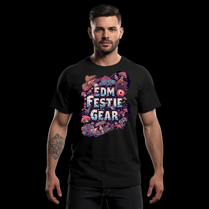 Psychedelic Shrooms Festival T-Shirt from EDM Festie Gear