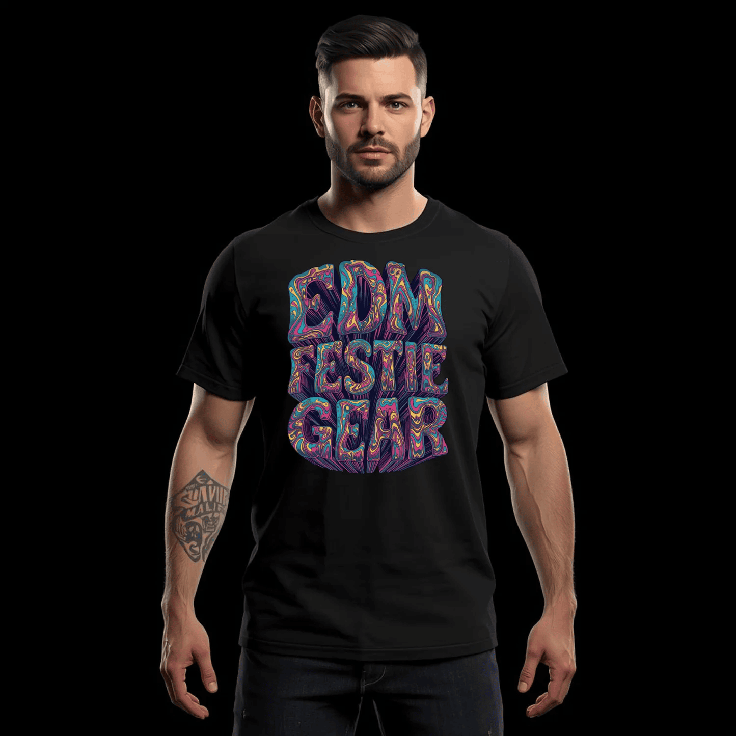 Color Trip Festival T-Shirt by EDM Festie Gear