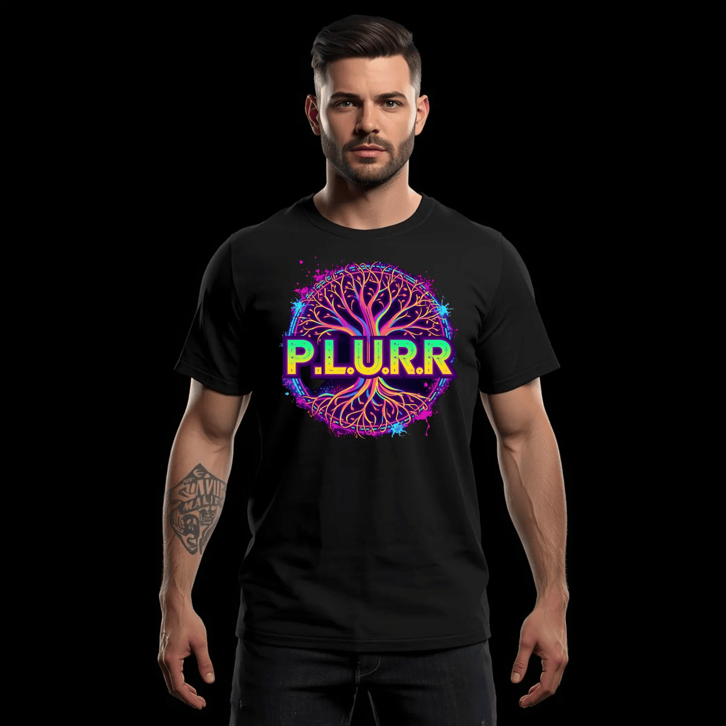 P.L.U.R.R Tree of Life Festival T-Shirt for Ravers