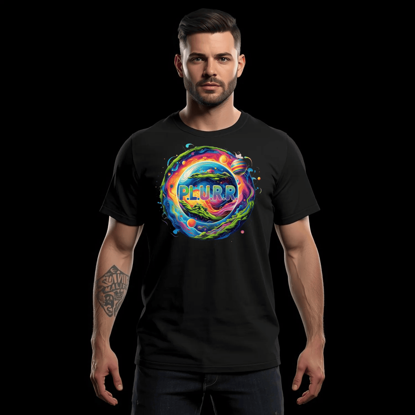 P.L.U.R.R Interstellar Galaxy Festival T-Shirt for Ravers