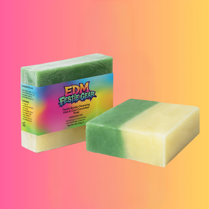 Aloe & Cool Cucumber Revitalizing Soap for Festival Vibes
