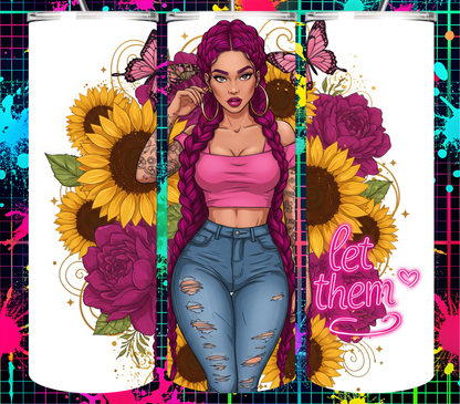 100 Badass Woman Collection 20 oz Tumbler