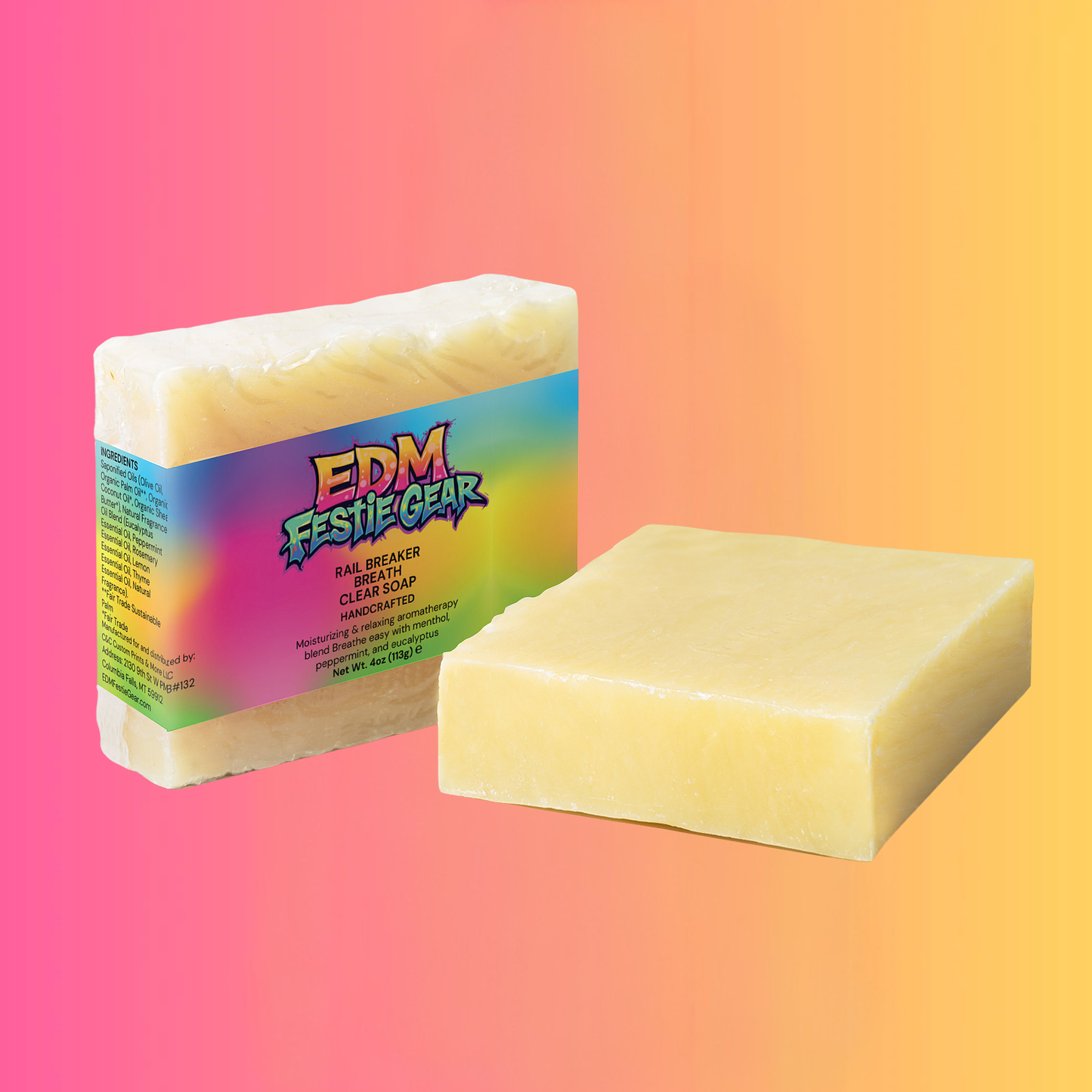 Rail Breaker Breathe Clear Soap - Your Essential Refresh for Festival Vibes