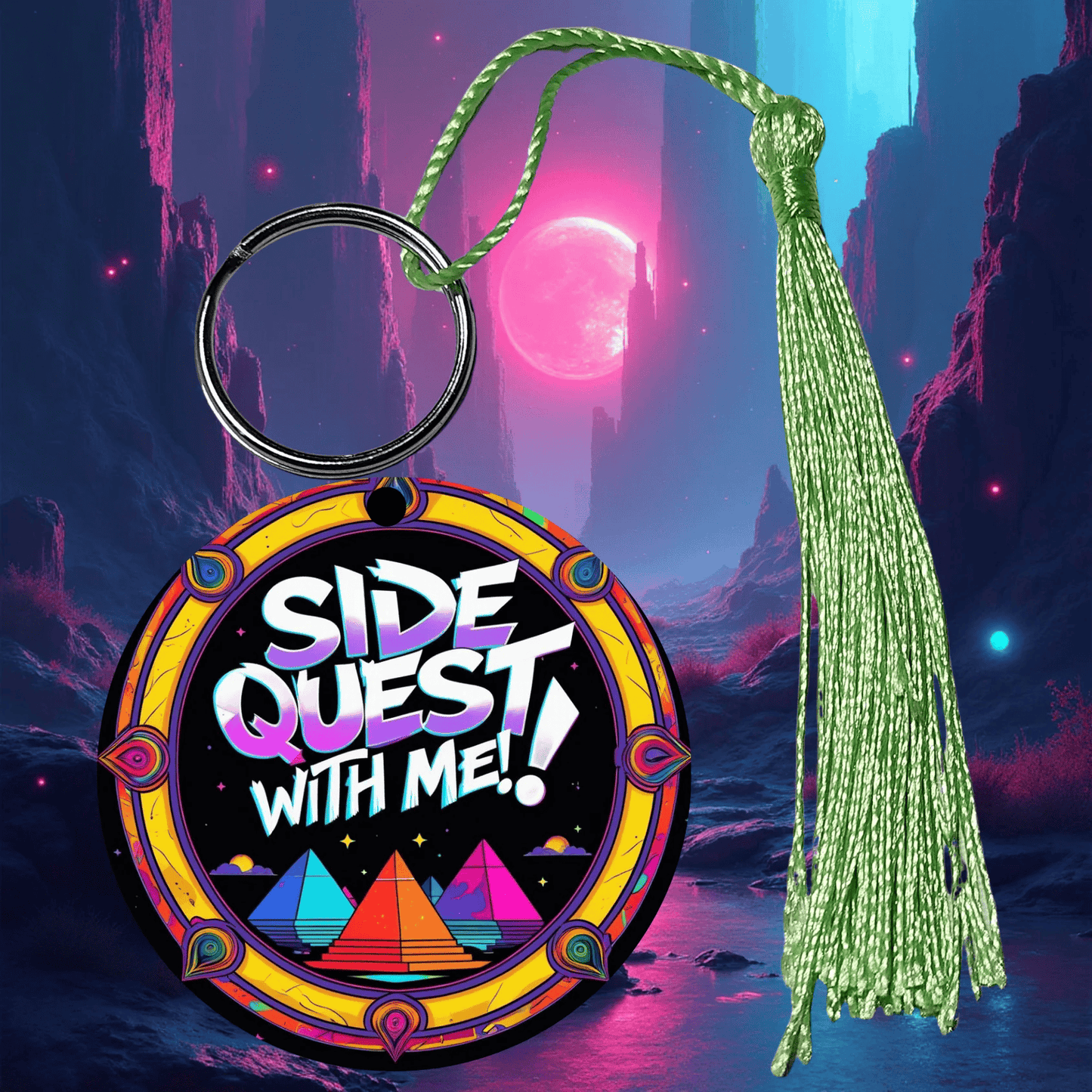 PLURR Aluminum Keychain for Raves and Festivals