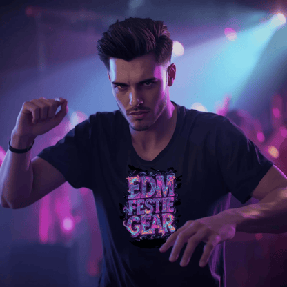 EDM Festival Space Colors T-Shirt for Ravers